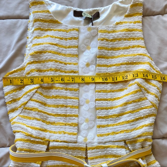 SOLD Rare Yellow Flower Dress - Picture 6 of 7